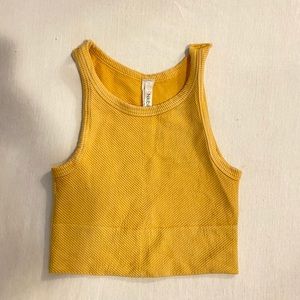 Yellow High Neck NikiBiki Tank